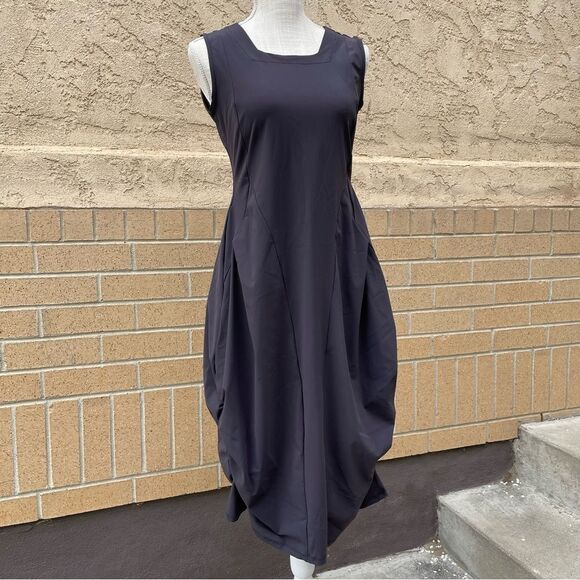 Porto San Fransisco Grey Soft Stretch Women's Dress (Size 1) - Picture 2 of 14